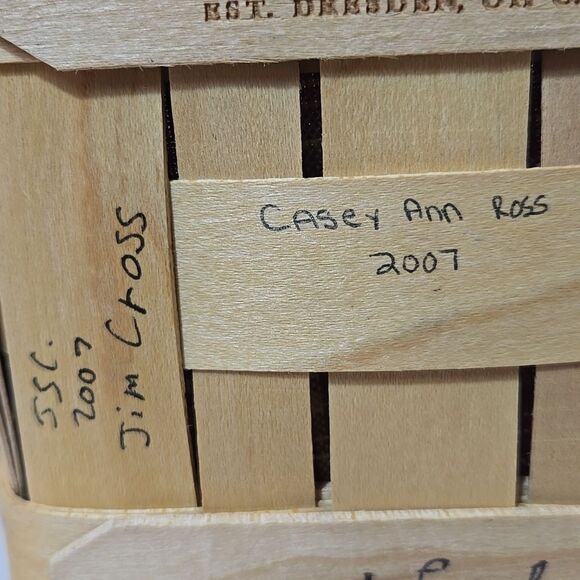 2007 Longaberger Basket Boyds Bear Country Basket Feast Signed Wendy Longaberger - Picture 13 of 16